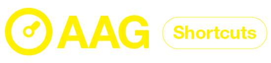 AAG shortcuts